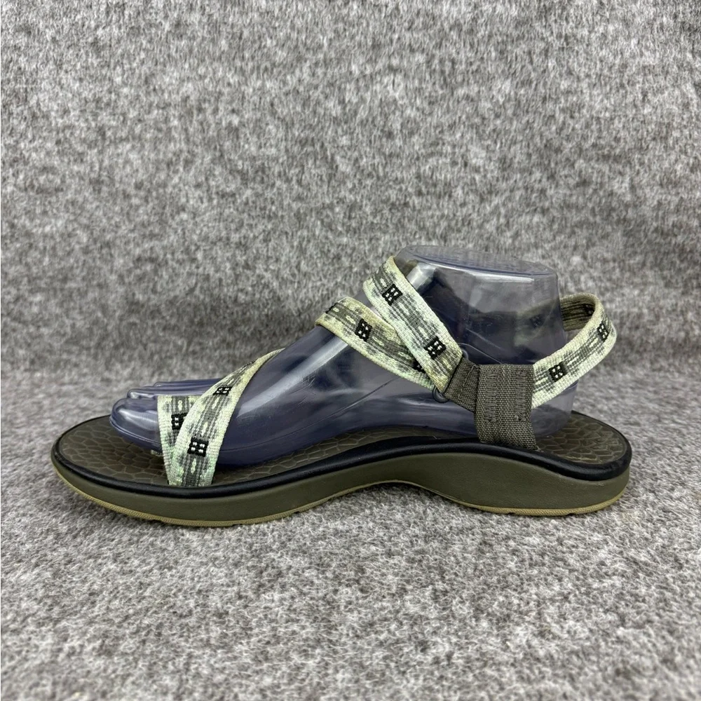 Women's 9 Chaco Z/2 Adjustable Strap Clasic Sandals Green Hiking Shoe W/Toe Loop - Picture 11 of 11